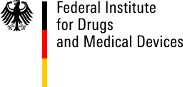 logo of the Federal Institute for Drugs and Medical Devices (Bundesinstitut fr Arzneimittel und Medizinprodukte, BfArM)